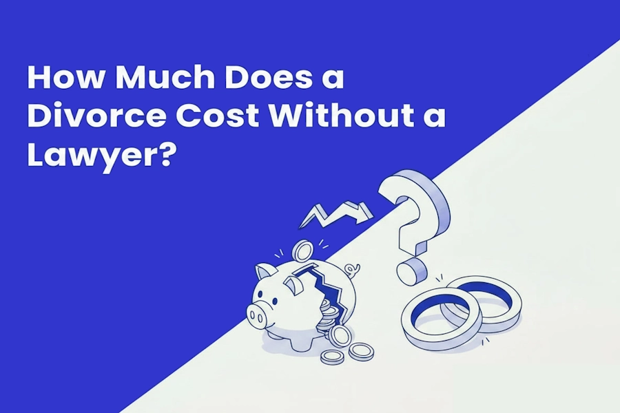 How Much Does a Divorce Cost Without a Lawyer?