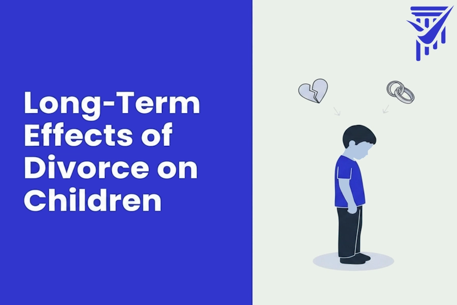 Long-term effects of divorce on children into adulthood